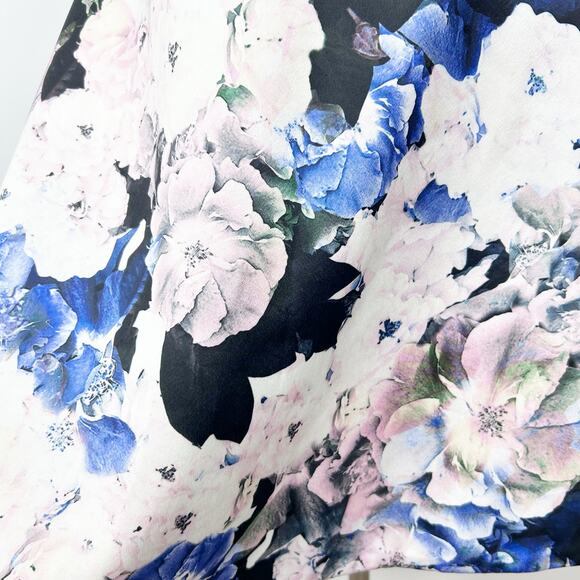 Keepsake The Label Crossroads Floral Abstract Print Halter Mini Womens Size S - Picture 12 of 13